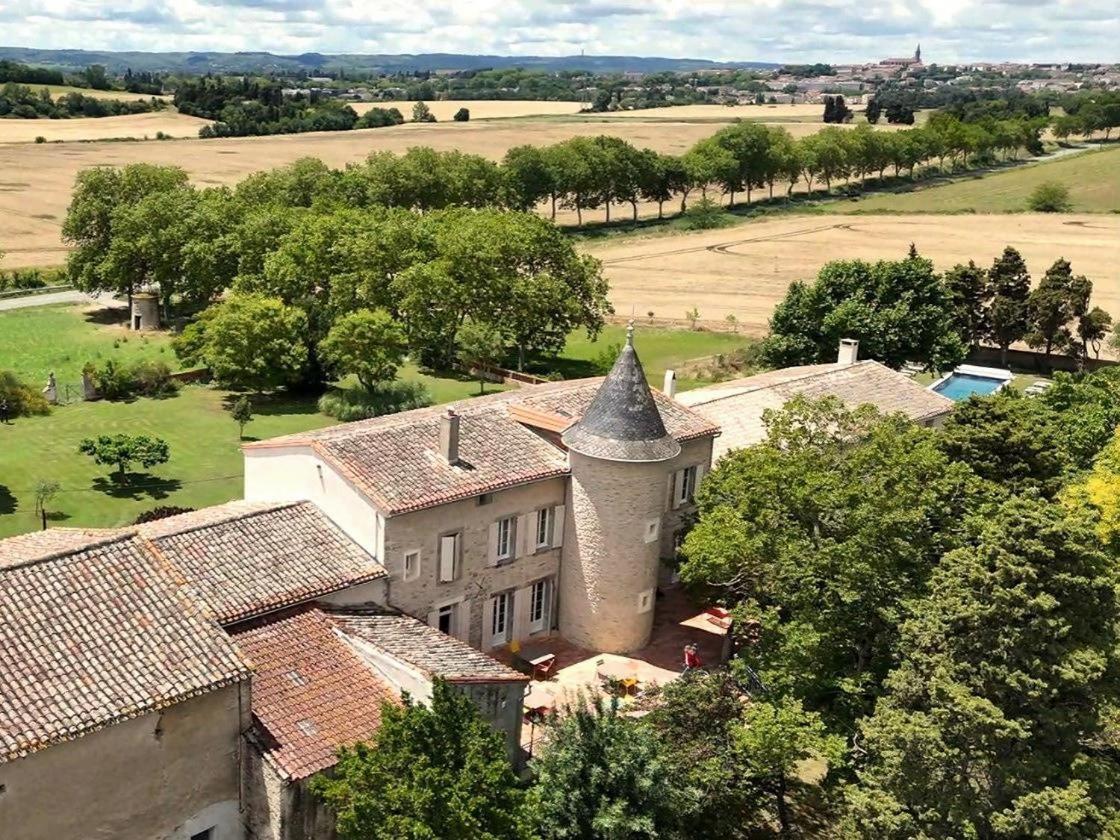 Domaine De Lanis - Maison D'Hotes Avec Parc Et Piscine Castelnaudary Ngoại thất bức ảnh